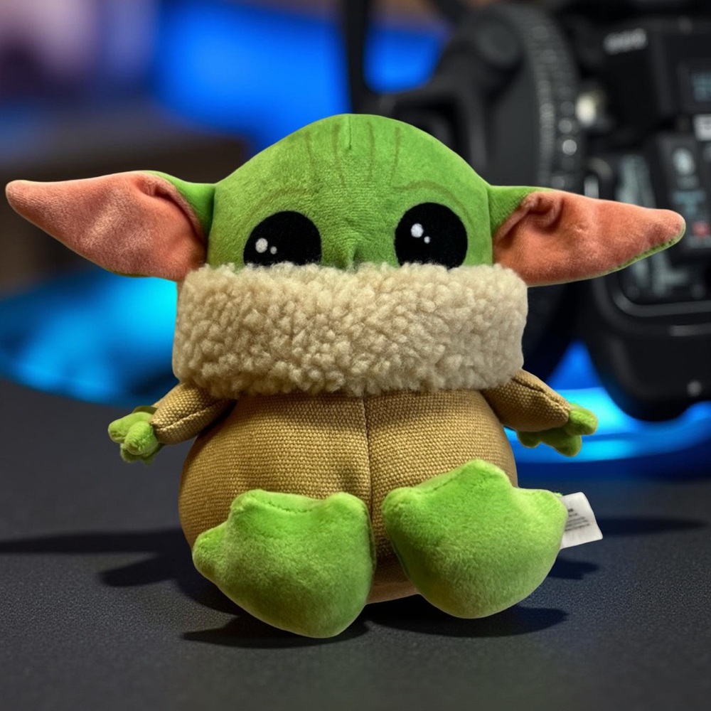 Grogu The Child Baby Yoda Dog Toy Sitting Plush Mandalorian Star Wars Disney 7"